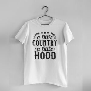 Alittle bit country a little bit hood tee graphic tee shirt